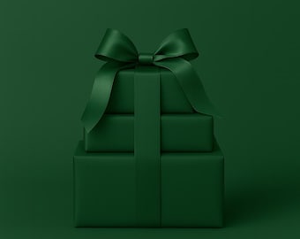 Ciemnozielony papier do pakowania | Elegancki papier do pakowania | Zielony papier do pakowania | Elegancki papier do pakowania na święta | Ciemnozielony papier do pakowania