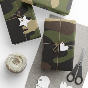 Mulitcam, Camo Wrapping Paper, Hunting Wrapping Paper, Hunting Wrapping, Men Wrapping Paper, Birthday Wrapping Paper for Men, Green Camo