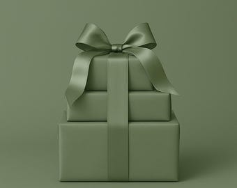 Sage Gray Green Wrapping Paper | Classy Wrapping Paper | Classy Christmas Wrapping Paper | Sage Green Bridal Shower | Preppy Wrapping Paper