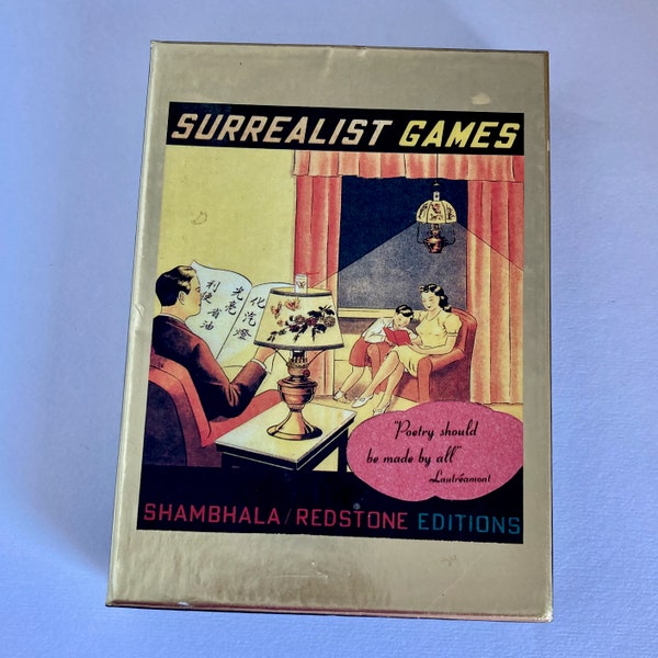 Surrealist Games, The beautiful, the grotesque, 168 page book, language games, story telling, poems and collages, Max Ernst, Hans Arp