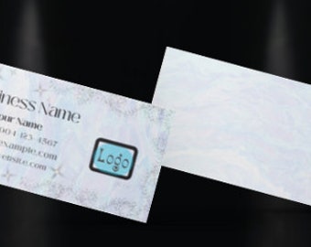 Customizable/ Printable Business Card Template - Etsy