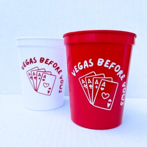 Vegas Vor Gelübde Bachelorette Tassen | Junggesellinnenabschied | Bach Gastgeschenke | Personalisiert |