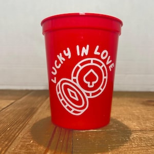 Tazze per addio al nubilato Lucky in Love / Bomboniere per addio al nubilato / Regali per feste di Bach / Personalizzate /