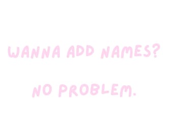 Name Decals | Custom Name Decal