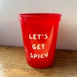 Tazze per addio al nubilato "Let's Get Spicy" / Bomboniere per addio al nubilato / Regali per addio al nubilato / Personalizzati /