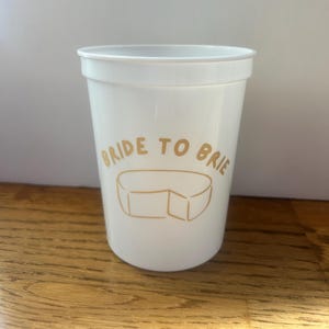 Tazze per addio al nubilato Bride to Brie / Bomboniere per addio al nubilato / Regali per addio al nubilato / Personalizzati /