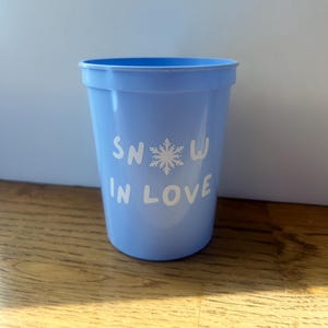 Snow in Love Bachelorette Cups / Bomboniere per feste di addio al nubilato / Regali per feste di addio al nubilato / Personalizzati /