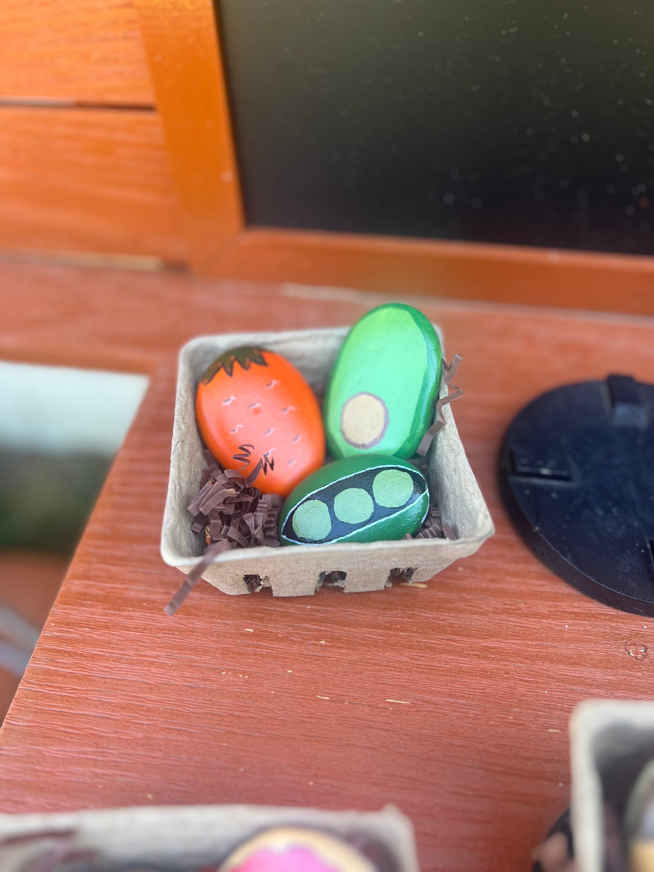 Hand-painted Rock Food Realistic & Fun Decorative Pieces - Etsy