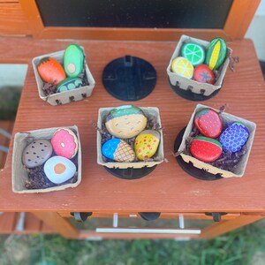 Hand-painted Rock Food Realistic & Fun Decorative Pieces - Etsy