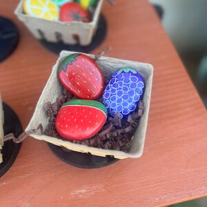 Hand-painted Rock Food Realistic & Fun Decorative Pieces - Etsy