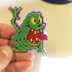 Slimer Pixel Art Pin