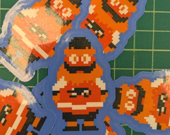 Pegatina de 8 bits Gritty