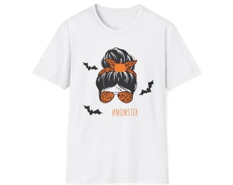 Maglietta di Halloween Momster: maglietta divertente con costume da mamma
