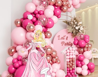 Découpe de décoration grande princesse, décoration de gâteau de princesse, décoration d'anniversaire de princesse baby shower, fête d'anniversaire, décoration de découpe en téléchargement numérique