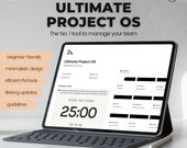 Project Management Template | Notion Team Management System | Project Manager Notion | Project Tracker | Notion Template | Projects Planner