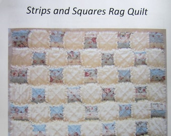 Baby Rag Quilt Pattern, Easy Quilt Pattern, Beginner PDF Pattern