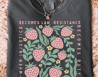 Subtle Anti Trump Comfort Colors Shirt, Foxtrot Delta Tango FDT tee, Anti MAGA tshirt, Injustice Tee, Social Activism, Feminist Tee,8467 Tee