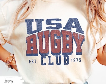 USA Rugby Shirt, Ilona Maher Shirt, Team Rugby Tees, Rugby Tee, Rugby Player Gift, Rugby Fan Gift, Rugby T-Shirt, Women's Rugby, Gameday Tee