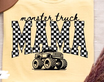 Monster Truck Mama Shirt, Mom Of Boys Shirt, Truck Graphic Tee, Truck Lover Gift