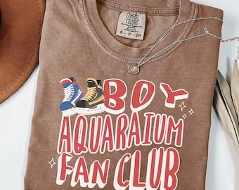 Funny Hockey Shirt, Boy Aquarium Tee, Hockey Tee, Mens Hockey, Winter Games, Booktok Hockey Tshirt