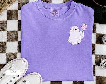 Pickleballer Shirt, Funny Pickleball Shirt, Halloween TShirt, Pickleballer Gift, Pickleballer T-Shirt, Ghost Shirt, Cute Ghost Tshirt, Dink