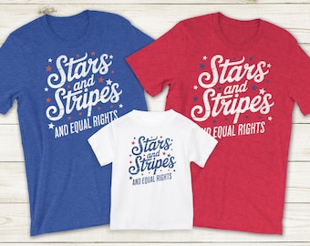 Family July 4th Shirts, Pride Shirts, LGBTQ T-Shirts, Group 4th Of July Tees, Liberal July 4th, Anti Trump