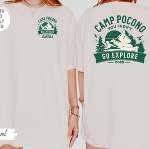 Custom Camp Shirt, Camp Life Shirt, Camping Friend Gift, Summer Camp Shirt, Camping TShirt, Family Camping, Personalized Camp Shirt, Camper