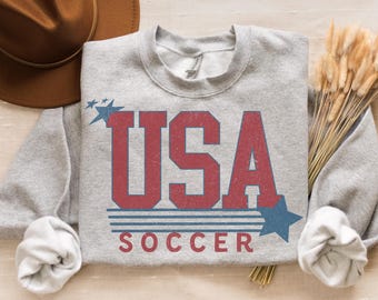 Shirt USWNT, sweatshirt USA voetbal, sweatshirt USWNT, voetbal Crewneck, cadeau voetballer, cadeau voetbalcoach, voetbalshirt, cadeau voetbal
