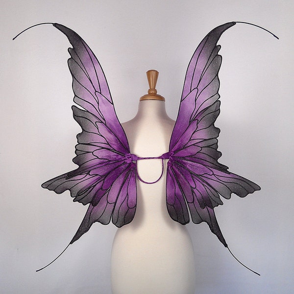 Fairy wings - Amazing for fairy costume, wedding, fairy photography - Purple fairy wings- Handmade - Danielle design