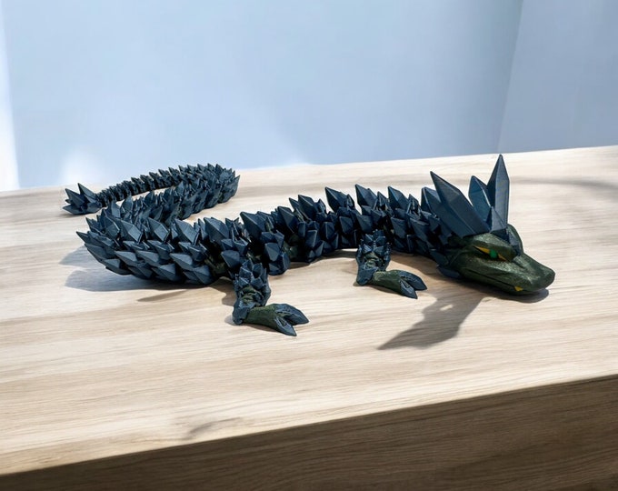 Featured listing image: Large 3D Printed Articulating Dragon