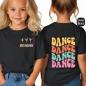 Personalized Dance T Shirt, Custom Coquette Dancer Tee, Gift for Dancer, Dance Instructor Gift, Dance Team Competition, Dancer Coach Gift