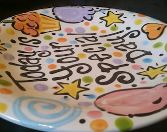 Birthday Plate - It's Your Special Day 10 Inch Ceramic Plate