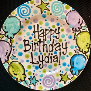 Personalized Birthday Plate or Special Occasion Plate to Celebrate
