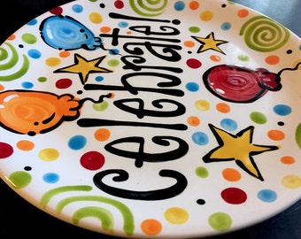 CELEBRATE Plate - Celebrate Special Days 10 Inch Ceramic Plate