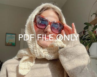 Janeil Scarf Crochet Pattern PDF FILE ONLY