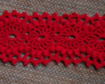 Crochet wristlet