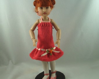 knit dress for 12 inch doll