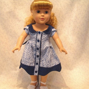 scalloped dress for 18 inch dolls zdjęcie 1