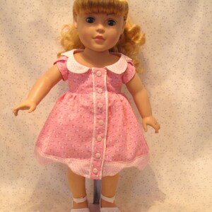 scalloped dress for 18 inch dolls zdjęcie 5