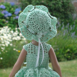 Crochet pattern for 5 styles many sizes of doll hats