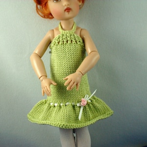 knit dress for 12 inch doll