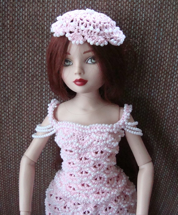 beaded doll dress Beaded Embroidered Gather Doll Dress – ARCANA ARCHIVE main image 0