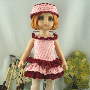 Crochet dress for 10 inch Tonner Patsy doll image 1