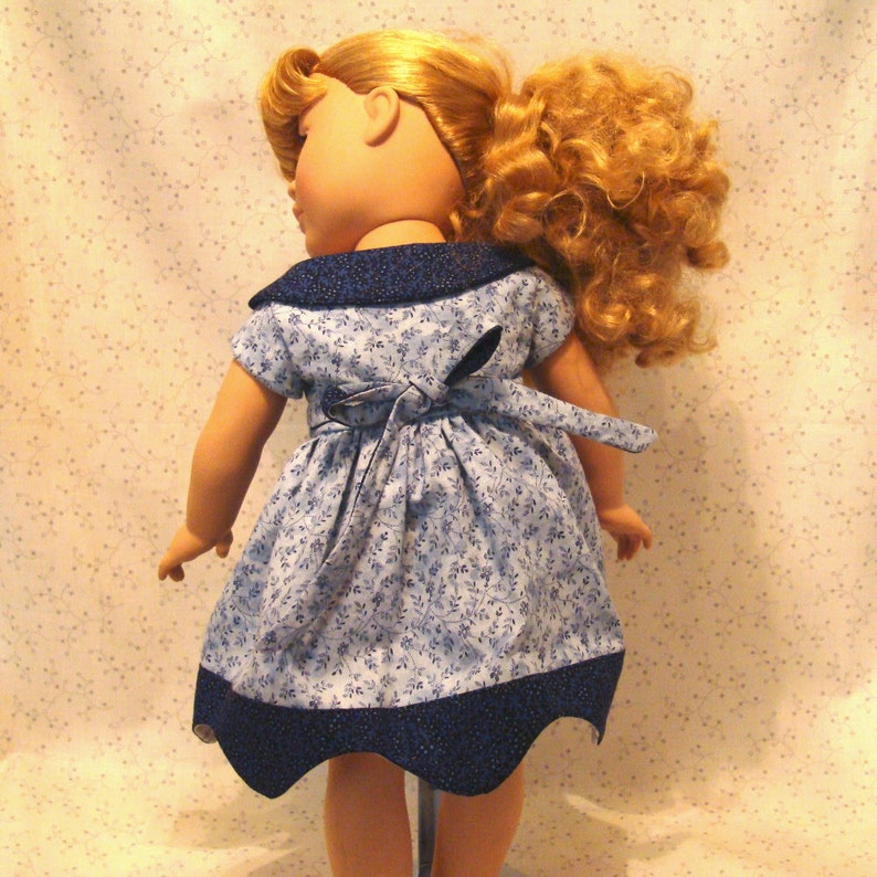 scalloped dress for 18 inch dolls zdjęcie 3