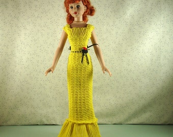 Crochet pattern for 16 inch dolls-pleated flounce dress