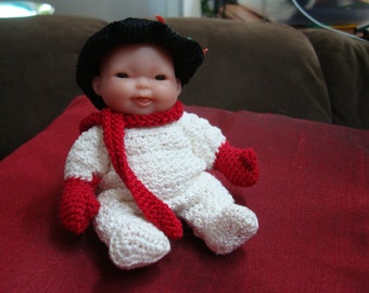 Itty bitty Christmas doll