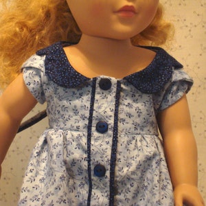 scalloped dress for 18 inch dolls zdjęcie 2