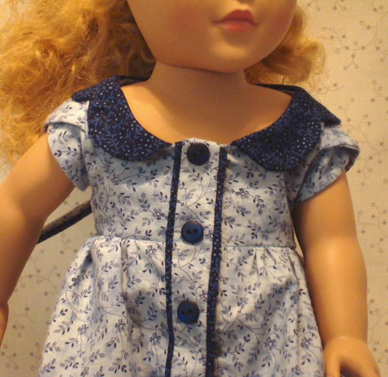 scalloped dress for 18 inch dolls zdjęcie 2