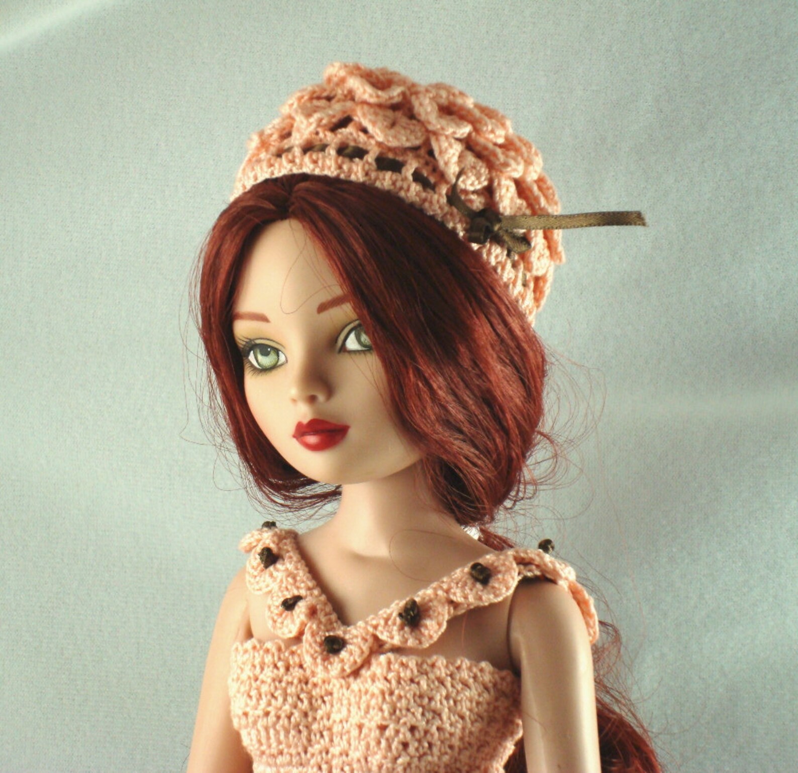 Crochet Pattern for 16 Inch Dollspetal Dress Etsy