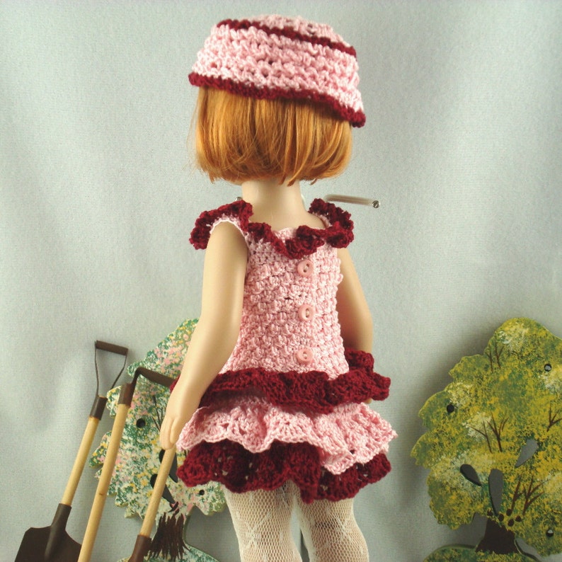 Crochet dress for 10 inch Tonner Patsy doll image 2